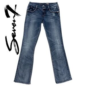 Vintage Y2k Seven 7 low rise boot cut jeans